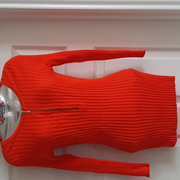 International Concepts I-N-C orange sweater top Size Medium - Picture 2 of 10